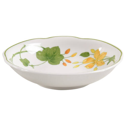 Geranium (Non Ribbed Rim) Fruit/Dessert (Sauce) Bowl