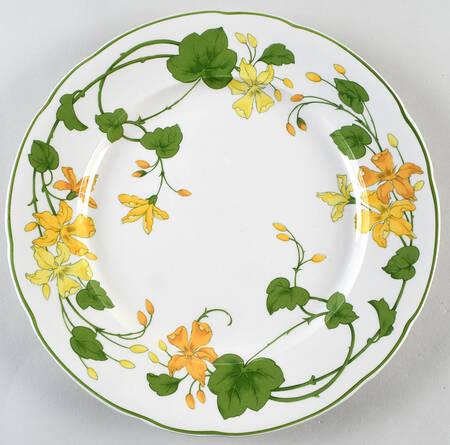 Geranium (Non Ribbed Rim) 12" Chop Plate (Round Platter)