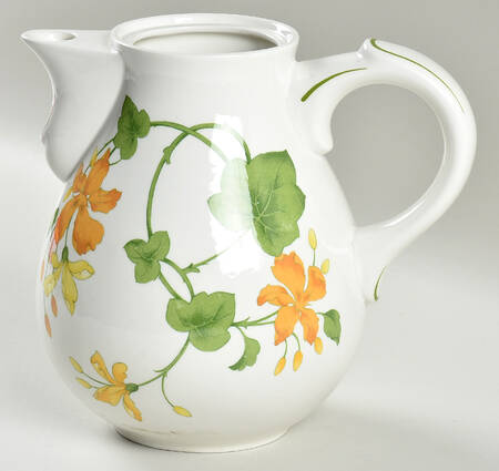 Geranium (Non Ribbed Rim) Coffee Pot No Lid