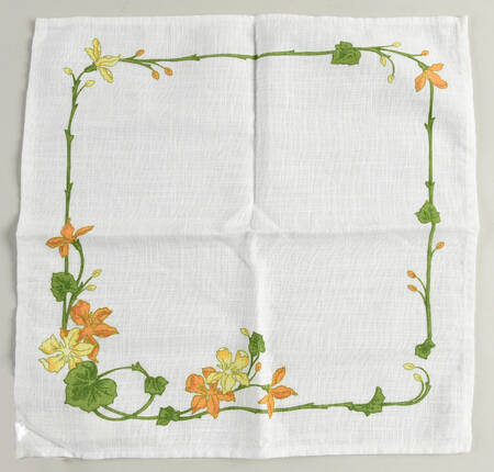 Geranium (Non Ribbed Rim) Cloth Napkin