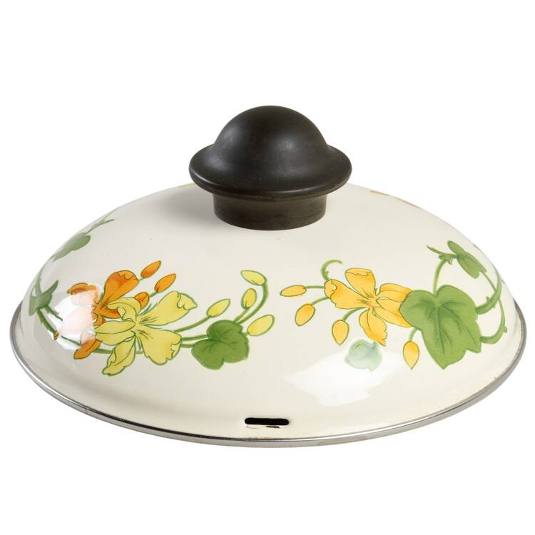 Geranium (Non Ribbed Rim) Lid for 1 1/2 Qt Metal Saucepan