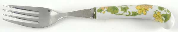 Geranium (Non Ribbed Rim) Dinner Fork (7 1/2" or Larger)
