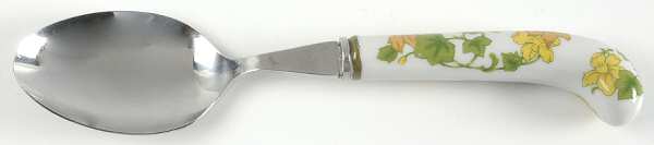 Geranium (Non Ribbed Rim) Place/Oval Soup Spoon