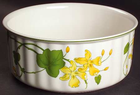 Geranium (Non Ribbed Rim) 8" Souffle