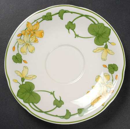 Geranium (Non Ribbed Rim) Saucer for Cream Soup Bowl