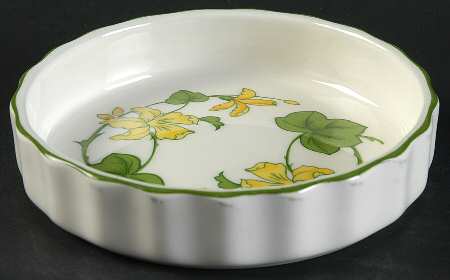 Geranium (Non Ribbed Rim) 4" Quiche