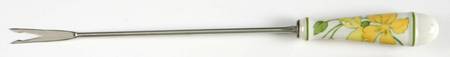 Geranium (Non Ribbed Rim) Fondue Fork