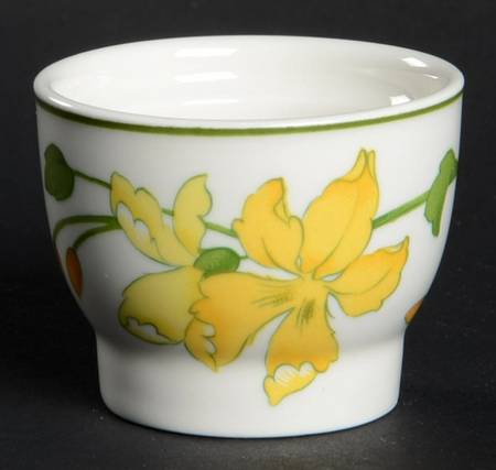 Geranium (Non Ribbed Rim) Single Egg Cup