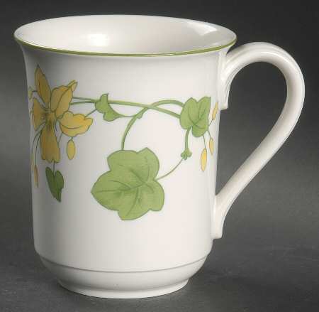 Geranium (Ribbed Rim) Mug