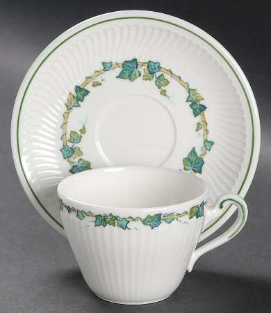 Green Park Flat Demitasse Cup & Saucer Set