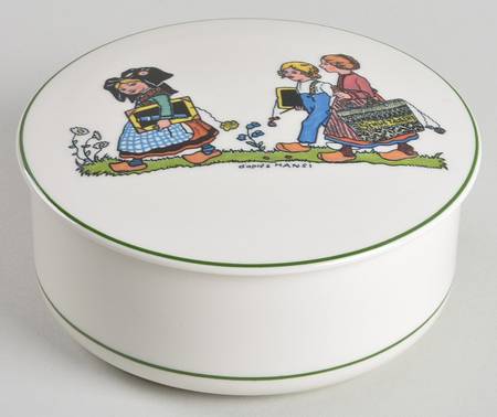 Hansi D'Alsace 4" Candy Box & Lid by Villeroy & Boch