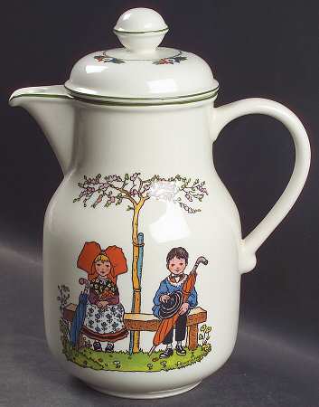 Hansi D'Alsace Coffee Pot & Lid by Villeroy & Boch