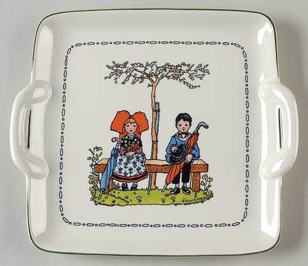 Hansi D'Alsace Square Handled Cake Plate by Villeroy & Boch