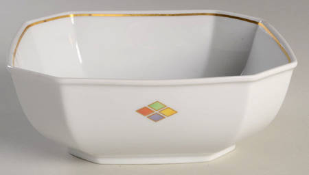 Harlequin 8" Square Vegetable Bowl