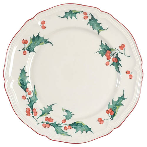 Holly Salad Plate