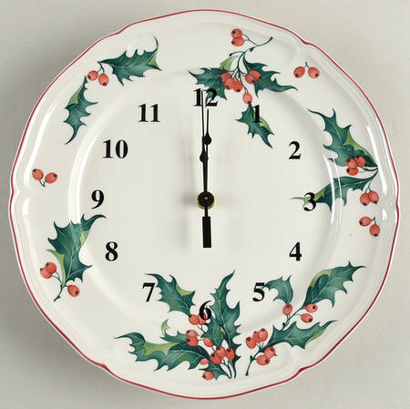 Holly 1-2" depth  Clock Plate HC