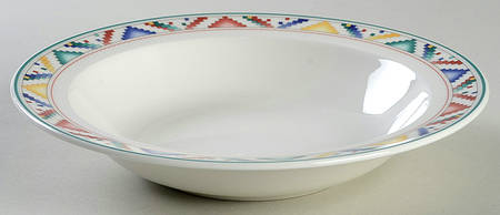 Indian Look Rim Cereal Bowl