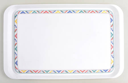 Indian Look 18" Plastic Serving Tray