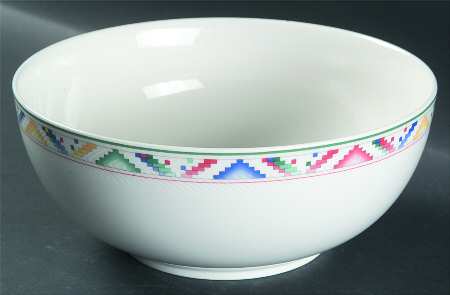 Indian Look 8" Round Vegetable Bowl