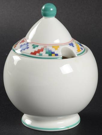 Indian Look Sugar Bowl & Lid