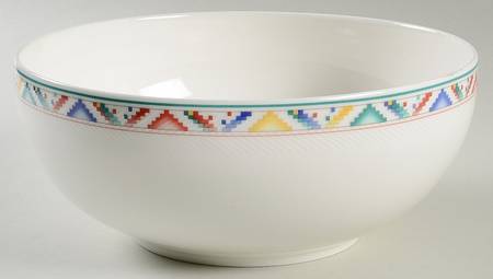 Indian Look 10" Round Vegetable Bowl