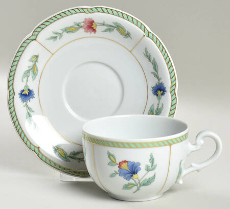Indian Summer Breakfast Cup & Cream Soup Saucer Set