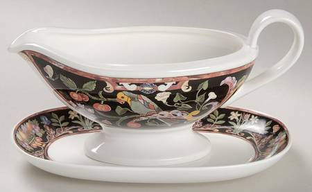 Intarsia Gravy Boat & Underplate/Relish