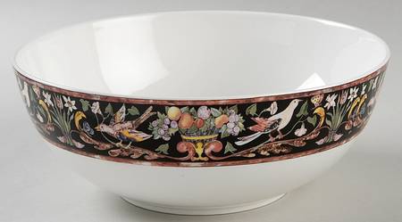 Intarsia 9" Round Vegetable Bowl