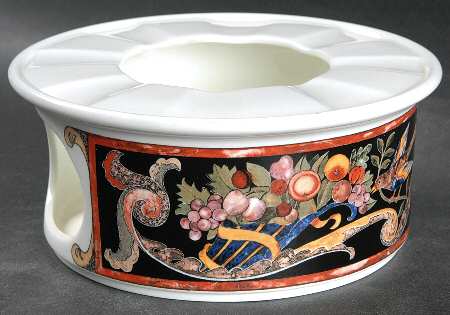 Intarsia China Warmer Stand
