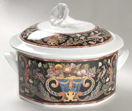 Intarsia Tureen &  Lid