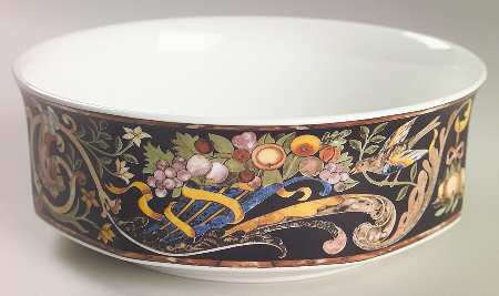 Intarsia 7" Round Vegetable Bowl