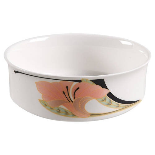 Iris Peach and Black Soup/Cereal Bowl by Villeroy & Boch