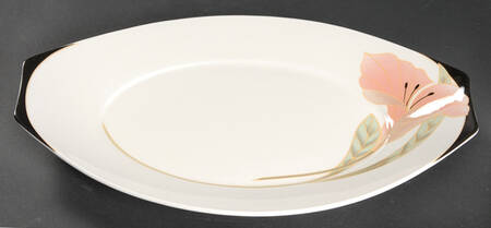 Iris Peach and Black Pickle Dish by Villeroy & Boch