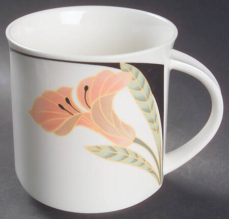 Iris Peach and Black Mug by Villeroy & Boch