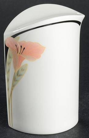 Iris Peach and Black Salt Shaker