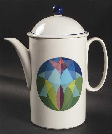 Kaleidoscope Coffee Pot & Lid