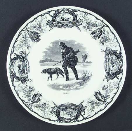 La Chasse Salad Plate