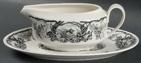 La Chasse Gravy Boat & Underplate/Relish