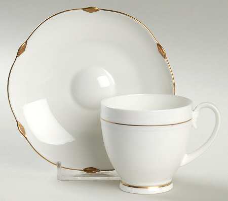 LA ROTONDA Footed Demitasse Cup & Saucer Set