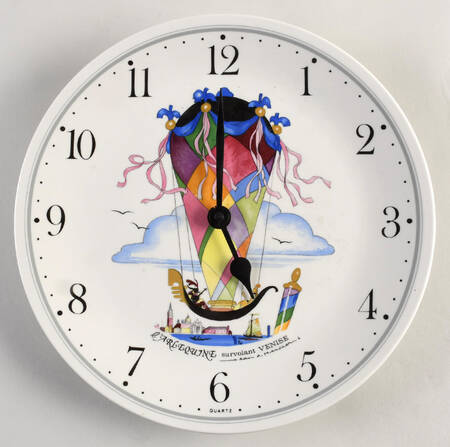 Le Ballon Clock Plate