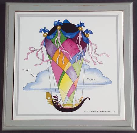 Le Ballon Wood Frame Trivet