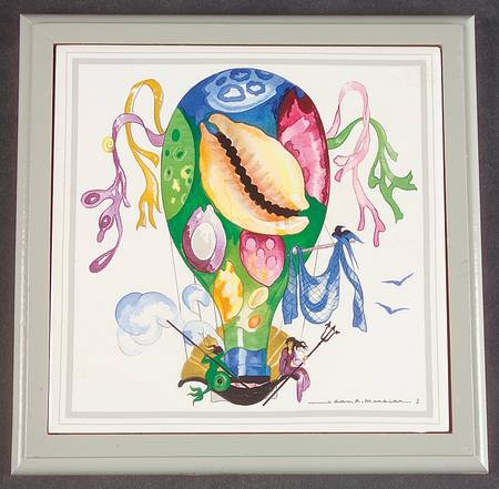 Le Ballon Wood Frame Trivet