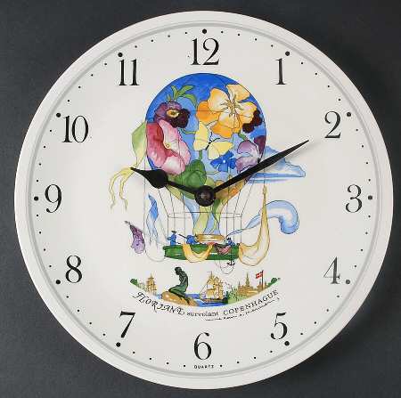 Le Ballon Clock Plate