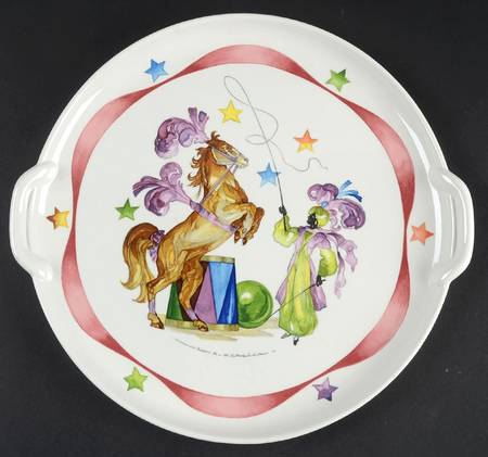 Le Cirque Handled Cake Plate