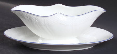 Louisenburg Blau Gravy Boat with Attached Underplate by Villeroy & Boch