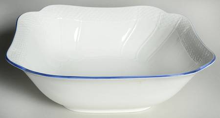 Louisenburg Blau 9" Square Vegetable Bowl