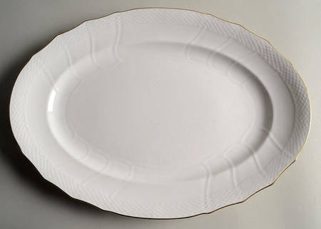 Louisenburg Gold 15" Oval Serving Platter