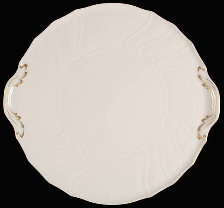 Louisenburg Gold 13" Round Torte Plate
