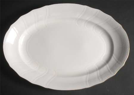 Louisenburg Gold 13" Oval Serving Platter