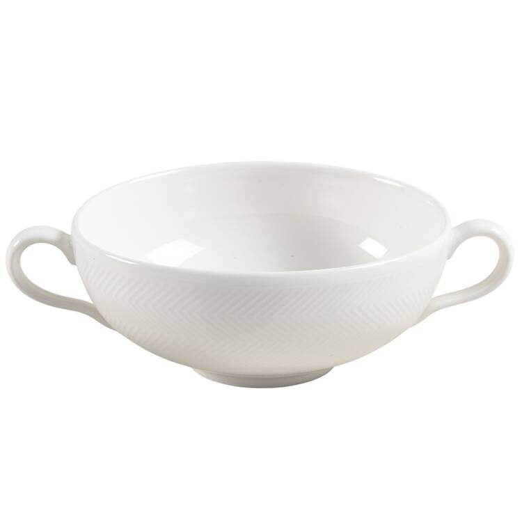 Look Flat Cream Soup Bowl by Villeroy & Boch